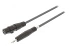 Nedis 3,5mm jack - XLR kábel | Szimmetrikus | 3,5mm jack dugó - XLR Aljzat | 1 m  (COTH15320GY10)