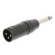 Nedis 6.3mm mono jack - XLR dugó átalakító
