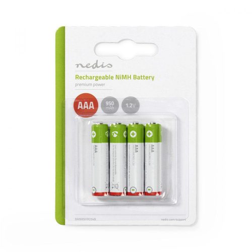 AAA 950mAh akkumulátor 4db