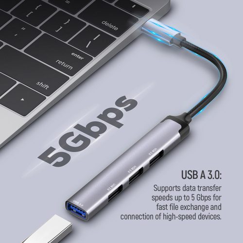 Colorway USB-C HUB - 4 port - 5 Gbps - USB2.0 - USB3.0