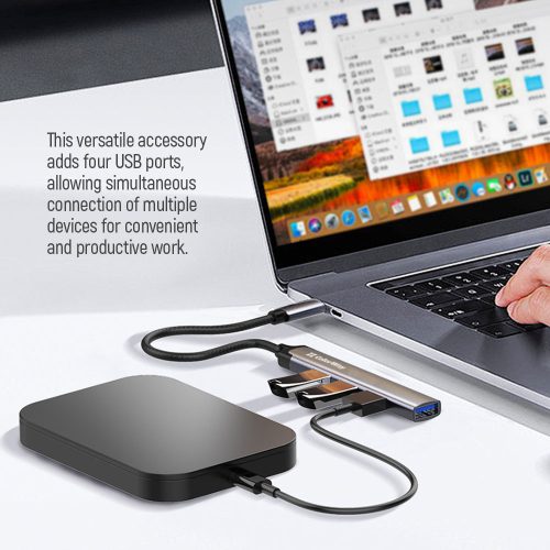 Colorway USB-C HUB - 4 port - 5 Gbps - USB2.0 - USB3.0