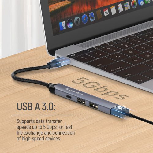 Colorway USB3.0 HUB - 4 Port - USB-C - USB2.0 - USB3.0