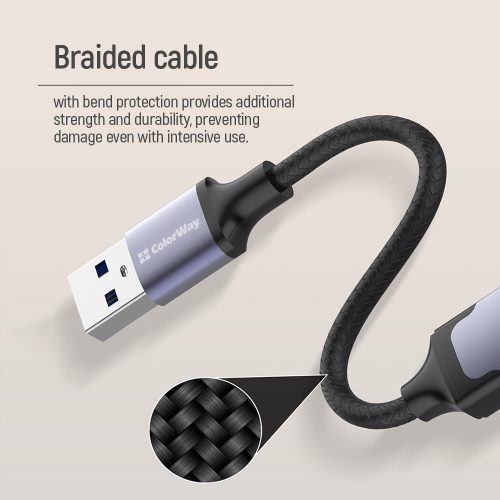 Colorway USB3.0 HUB - 4 Port - USB-C - USB2.0 - USB3.0