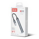 Colorway USB3.0 HUB - 4 Port - USB-C - USB2.0 - USB3.0