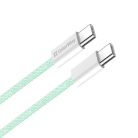 Colorway USB-C Kábel - PD 60W - 3,0A - 1m - Zöld
