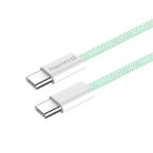 Colorway USB-C Kábel - PD 60W - 3,0A - 1m - Zöld