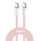 Colorway USB-C Kábel - PD 60W - 3,0A - 1m - Rózsaszín