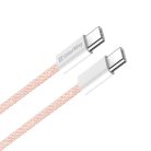 Colorway USB-C Kábel - PD 60W - 3,0A - 1m - Rózsaszín