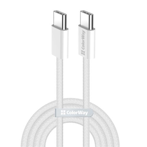 Colorway USB-C Kábel - PD 60W - 3,0A - 1m - Szürke