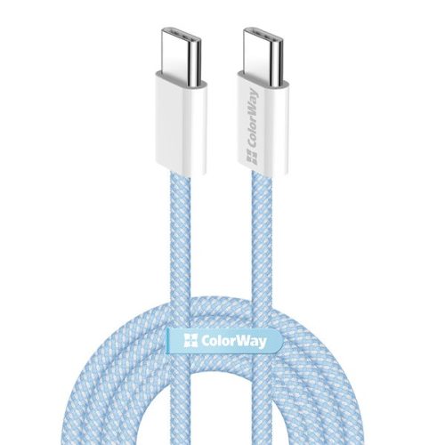 Colorway USB-C Kábel - PD 60W - 3,0A - 1m - Kék