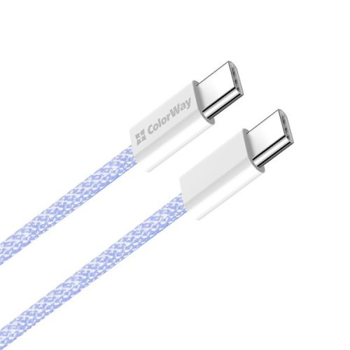 Colorway USB-C Kábel - PD 60W - 3,0A - 1m - Lila
