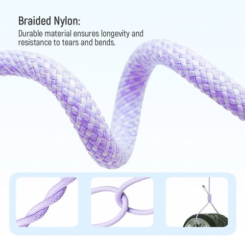 Colorway USB-C Kábel - PD 60W - 3,0A - 1m - Lila