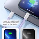 Colorway USB-C Kábel - PD 60W - 3,0A - 1m - Lila