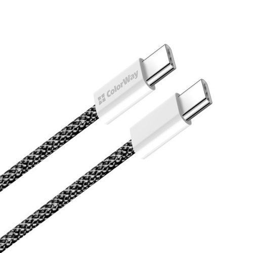 Colorway USB-C Kábel - PD 60W - 3,0A - 1m - Fekete