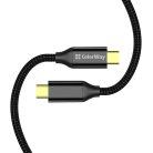 COLORWAY Kábel Type-C CW-CBPDCC062-BK, USB3.2, 20Gbps 4K PD100W, Gen2 5A 1M fekete