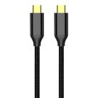 COLORWAY Kábel Type-C CW-CBPDCC062-BK, USB3.2, 20Gbps 4K PD100W, Gen2 5A 1M fekete