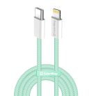 Colorway USB-C - Apple Lightning Kábel - PD 27W - 1m - Zöld