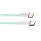 Colorway USB-C - Apple Lightning Kábel - PD 27W - 1m - Zöld