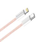 Colorway USB-C - Apple Lightning Kábel - PD 27W - 1m - Rózsaszín
