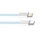 Colorway USB-C - Apple Lightning Kábel - PD 27W - 1m - Kék