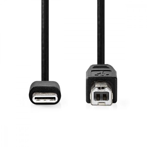 Nedis USB-C nyomtatókábel - USB-C - USB-B - 2m