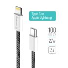 Colorway USB-C - Apple Lightning Kábel - PD 27W - 1m - Fekete