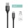 Colorway USB - USB-C Kábel - 2.4A 25cm Fekete