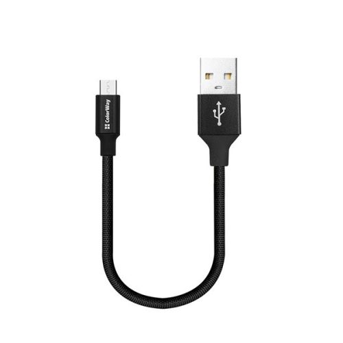 Colorway USB - USB-C Kábel - 2.4A 25cm Fekete