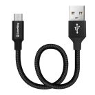Colorway USB - USB-C Kábel - 2.4A 25cm Fekete