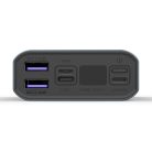 COLORWAY USB töltő adapter, Power Bank 20 000 mAh teljes (USB QC3.0 + USB-C tápellátás 22,5 W) Szürke CW-PB200LPH3GR-PDD