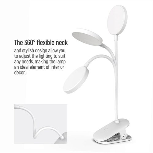 Colorway Akkumulátoros Csíptethető LED Lámpa - Flexibilis - 2800-6000K