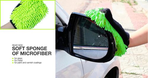 Colorway mikroszálas autómosó kesztyű - Kétoldalas