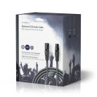 Nedis szimmetrikus XLR kábel | XLR dugó / XLR aljzat | 20 m