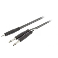 Nedis 3,5 mm jack - 2x 6,3 mm jack audio kábel - 3 m