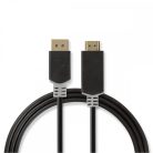 Nedis DisplayPort - HDMI Kábel - DP 1.2 - Aranyozott - 2 m