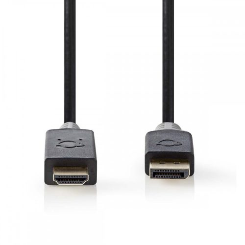 Nedis DisplayPort - HDMI Kábel - DP 1.2 - Aranyozott - 2 m