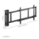 NEDIS TVWM5860BK motoros fali konzol, 32-75",  képernyősúly max. 60 kg, faltáv:56mm, távirányító