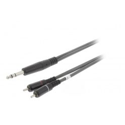 Nedis 6,3 mm jack - 2x RCA kábel - 1,5 m (COTH23300GY15)