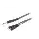 Nedis 6,3 mm jack - 2x RCA kábel - 1,5 m (COTH23300GY15)
