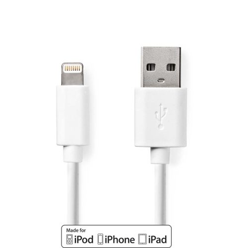 Nedis Apple Lightning kábel | MFI | 1 m | fehér