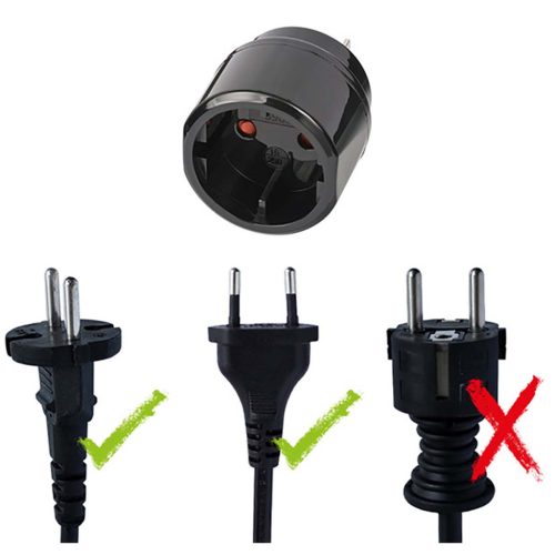 Konnektor Átalakító Magyar -> Japán / USA Utazó Adapter - Nem Földelt