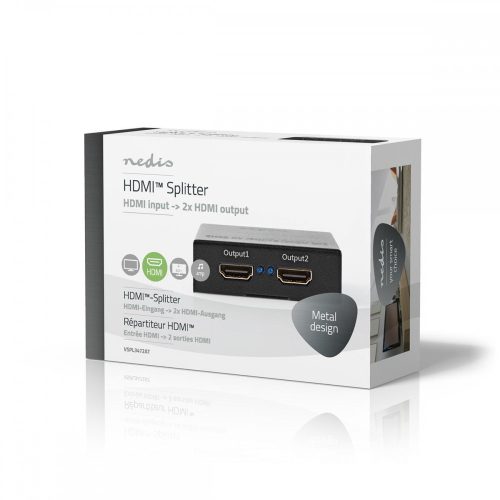 Nedis UHD HDMI elosztó - 2 port - 4K2K