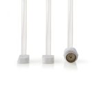 Dipol antenna - FM Antenna | 87,5 - 108 MHz | 0 - 15 km-es Hatótávolság| 1,80 m