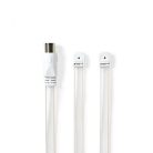 Dipol antenna - FM Antenna | 87,5 - 108 MHz | 0 - 15 km-es Hatótávolság| 1,80 m
