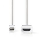 Nedis mini DisplayPort - HDMI kábel 2 m