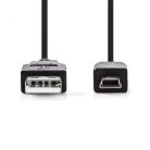 mini USB 2.0 kábel | 2 m