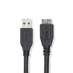   USB 3.2 Micro USB B / USB A kábel - 5 Gbps Superspeed - 0.5 m