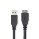 USB 3.2 Micro USB B / USB A kábel - 5 Gbps Superspeed - 0.5 m