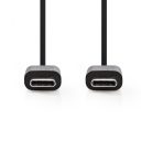 USB-C gyorstöltő kábel - 60 W - USB2.0 - 1 m