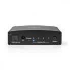 Aktív Toslink Optikai Switch - 4 Bemenet - Távirányító